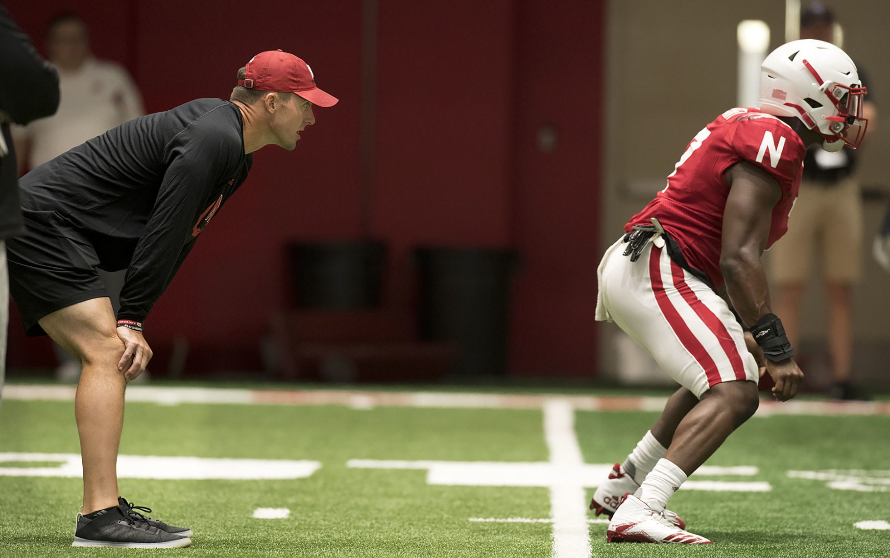 NU football practice, 8.7